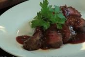 Venison With Plum And Ginger Wine Sauce