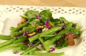 Very Green Salad With Parmesan, Olive Bread Croutons & Garlic Gold’s Lemon Vinaigrette
