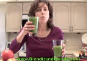Cherries And Chard Vegan Blended Smoothie