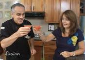 Refreshing Basil Watermelon Martini