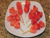 Watermelon Heart Kabobs