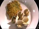 Wegmans Classic Steamed Clams With Zucchini & Corn Cakes 