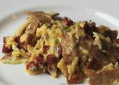 Whole Wheat Tortilla Chorizo Scramble