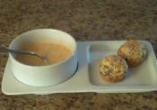 Cheddar Cheese, Apple And Rice Soup
