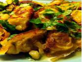  Fried Dumplings With Cilantro Salad