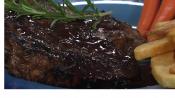 Worcestershire Marinated Steak With Red Wine Reduction