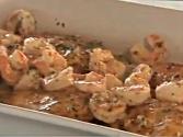 Yellow Tail Snapper With Key West Pink Shrimp Francaise Sauce 