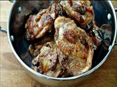 Yogurt Marinated Roasted Chicken Thighs 