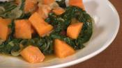Yams And Collards With Chilli