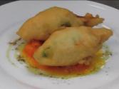 Crab Stuffed Zucchini Flowers