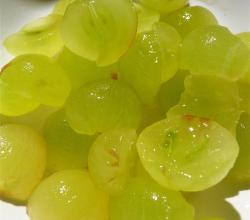 peeled grapes