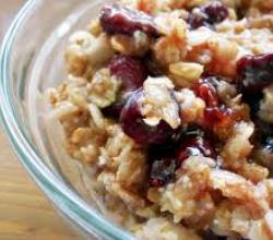 Cherry Vanilla Oatmeal