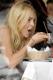 Oblivious Of Sandy, Lindsay Lohan Lunches In New York