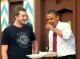 Obama Samples Bratwurst Outside Milwaukee Brat House
