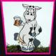 Gatecrashing Cows Guzzle Beer At Party