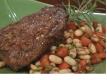 Blackened Flat Iron Steak with Wine Glaze