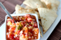 Apple Berry Salsa with Cinnamon Tortilla Chips