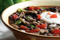 Slow Cooker Black Bean Chili 