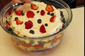 Colorful Strawberry Blueberry Trifle for 4th July