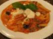 Penne With Eggplant, Mozzarella And San Marzano Tomatoes