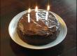 Vegan Banana Birthday Cake