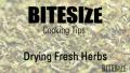 Drying Fresh Herbs