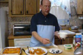 Mexican Meal Part 2: Serving Enchilada and Spanish Rice 