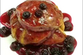 How To Make Lemon Souffl&eacute; Pancakes With Blueberry Sauce