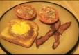 How To Make Simple Breakfast - Eggy In A Basket