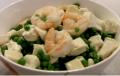 How To Make Fried Tofu With Peas And Shrimps
