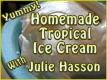 Pina Colada Tropical Ice Cream Recipe Video