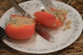 Bell Pepper Stuffed Quinoa With Mint Sauce Part 2 - Cooking The Stuffed Bell Pepper And Making The Mint Sauce