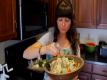 How To Make Creamy Tomato Alfredo Salad