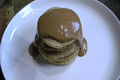 Pancakes with Organic Almond-Chocolate Sauce