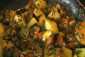 Aloo Methi / Potatoes Fenugreek Leaves - Indian Food