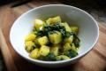 Indian Spiced Spinach and Potato Palak Aloo 