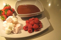 Chocolate Fondue With Fruits