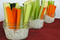 Dill Dip with Veggies in a Jar