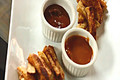 Watermelon Margaritas & Apple Fries with Caramel & Hazelnut Dipping Sauce