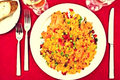 How To Make Rice With Chicken & Veggies - Arroz Con Pollo