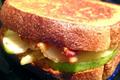 How To Make Bacon And Carmelized Pear Grilled Cheese Sandwich