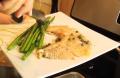 Bacon Potato Soup And Pan Seared Fish
