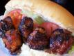 Bacon Wrapped BBQ Shrimp Po' Boy