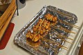 Bacon Wrapped Buffalo Chicken - Yakitori Style