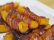 Bacon Wrapped Maple Glazed Roasted Butternut Squash