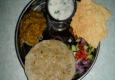 Baingan Bhartha - Roasted Eggplant Curry, Masala Chaas (Spicy Buttermilk) and Bajra(Millet) Roti