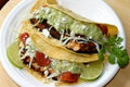 Baja Fish Tacos with Avocado Cream Sauce by Rockin Robin