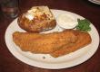 Baked Catfish Fillets With Egg And Onion Sauce 