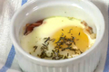 How To Make Baked Eggs With Prosciutto And Herbs