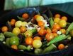 Southern Style Baked Okra and Cherry Tomatoes